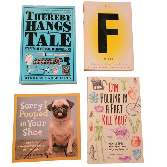Funny Facts Book Lot Adult Read Home Library Humor Comedy Novelty Gag Vintage - Picture 1 of 13